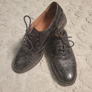 Miz Mooz Monaco Oxford Black Shoes Size 7.5